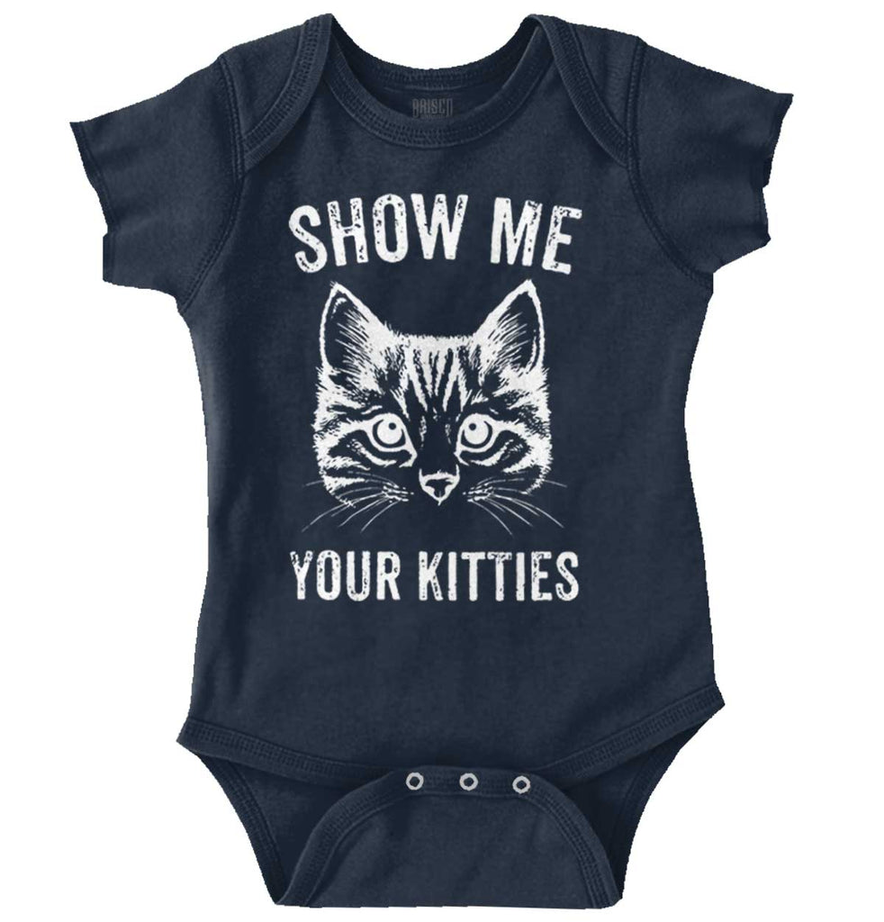 Your Kitties Romper Bodysuit-Direct To Garment Print-Brisco Baby