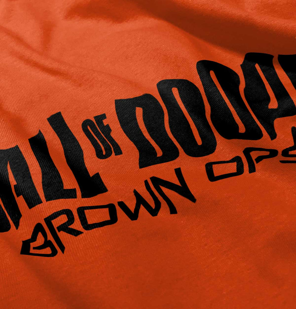 Call Of Doody Romper Bodysuit-Direct To Garment Print-Brisco Baby