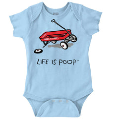 Broken Wagon Romper-Direct To Garment Print-Brisco Baby