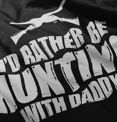 Hunting With Daddy Romper Bodysuit-Direct To Garment Print-Brisco Baby