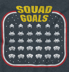 Squad Goals Video Gaming Nerd Football Romper Bodysuit-Direct To Garment Print-Brisco Baby