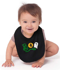 Boo Infant Baby Bib-Direct To Garment Print-Brisco Baby