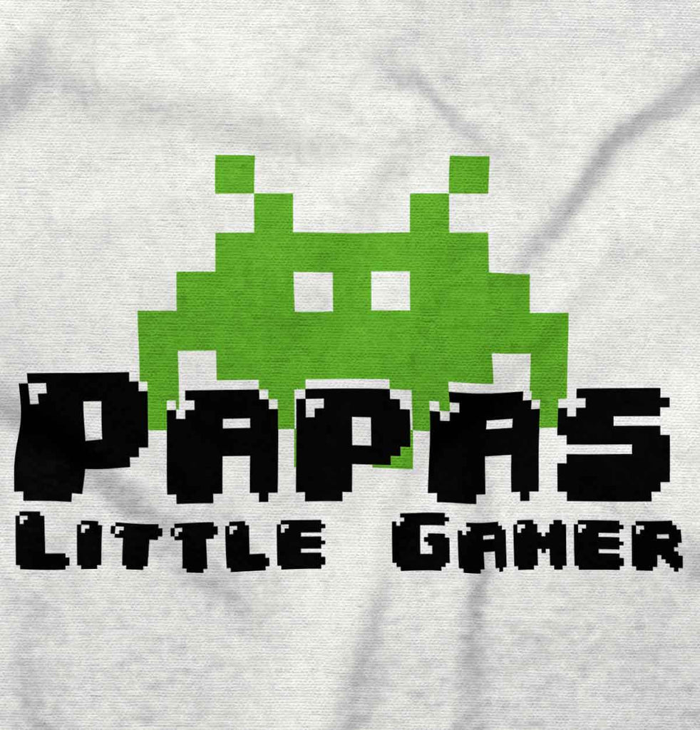 Papa's Little Gamer Infant Toddler T Shirt-Direct To Garment Print-Brisco Baby