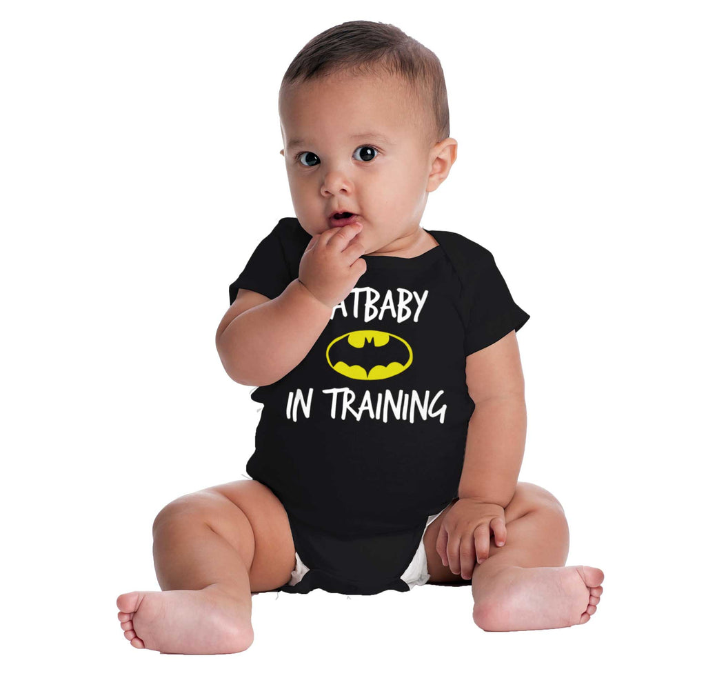 Batbaby Romper Bodysuit-Direct To Garment Print-Brisco Baby