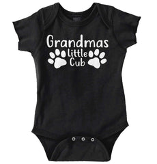Granmda's Little Cub Romper Bodysuit-Direct To Garment Print-Brisco Baby