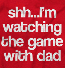 Watching the Game Baby Polka Dot Skirt Dress-Direct To Garment Print-Brisco Baby