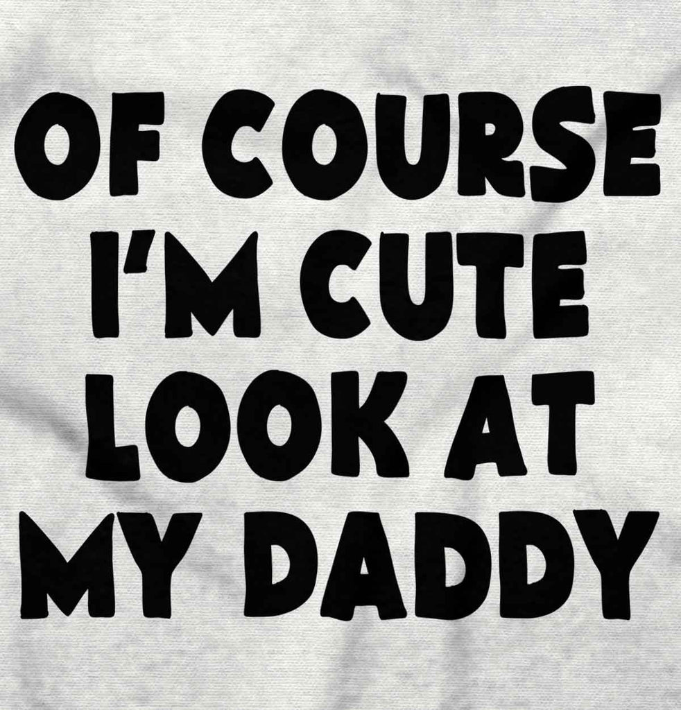 I'm Cute Infant Baby Bib-Direct To Garment Print-Brisco Baby