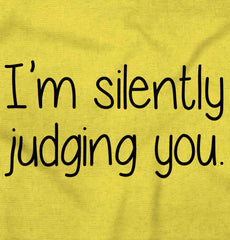 Silently Judging You Romper Bodysuit-Direct To Garment Print-Brisco Baby