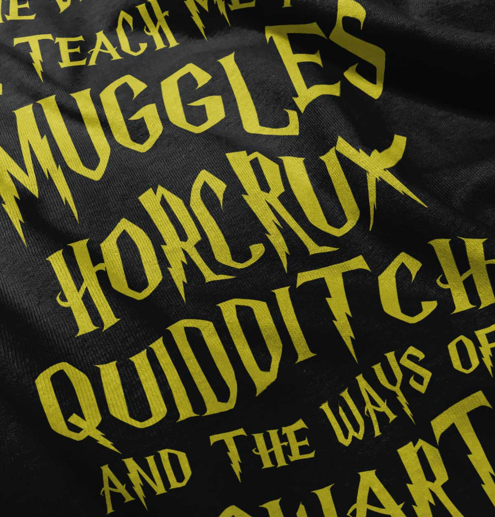 Muggles Horcrux Quidditch Infant Baby Bib-Direct To Garment Print-Brisco Baby