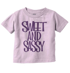 Sweet and Sassy Infant Toddler T Shirt-Direct To Garment Print-Brisco Baby