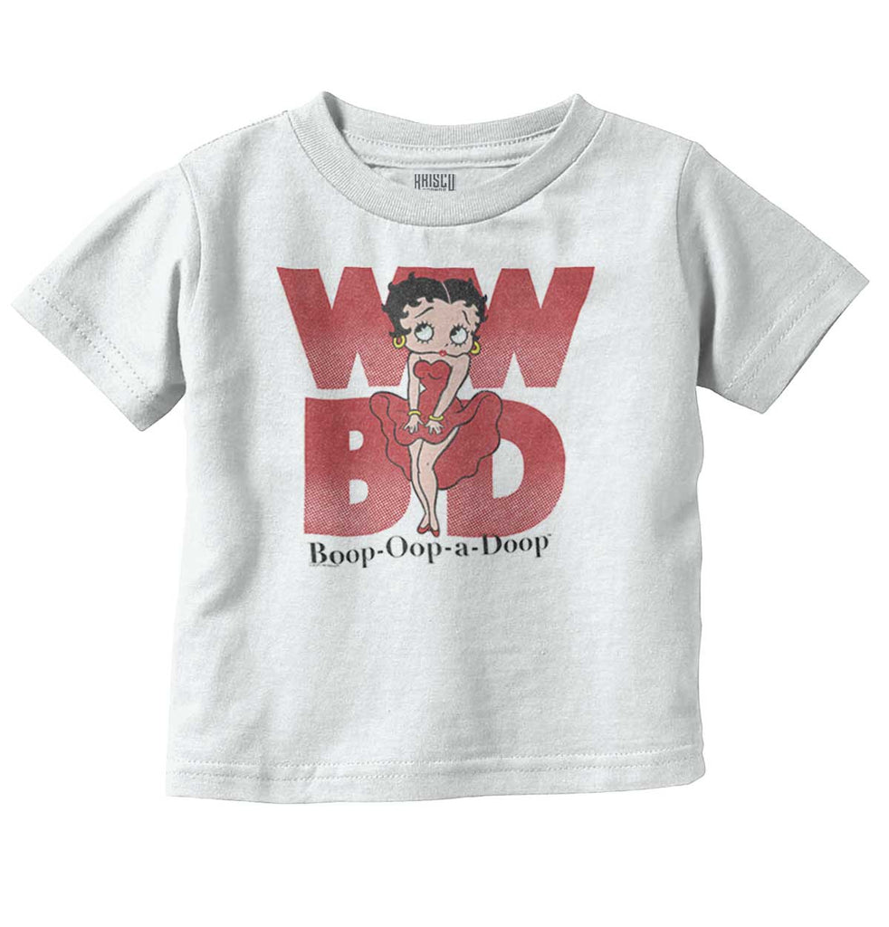 Blowing Dress Infant Toddler T Shirt-Direct To Garment Print-Brisco Baby