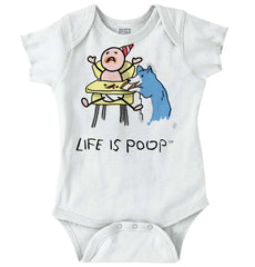 Dog Baby Food Romper Bodysuit-Direct To Garment Print-Brisco Baby