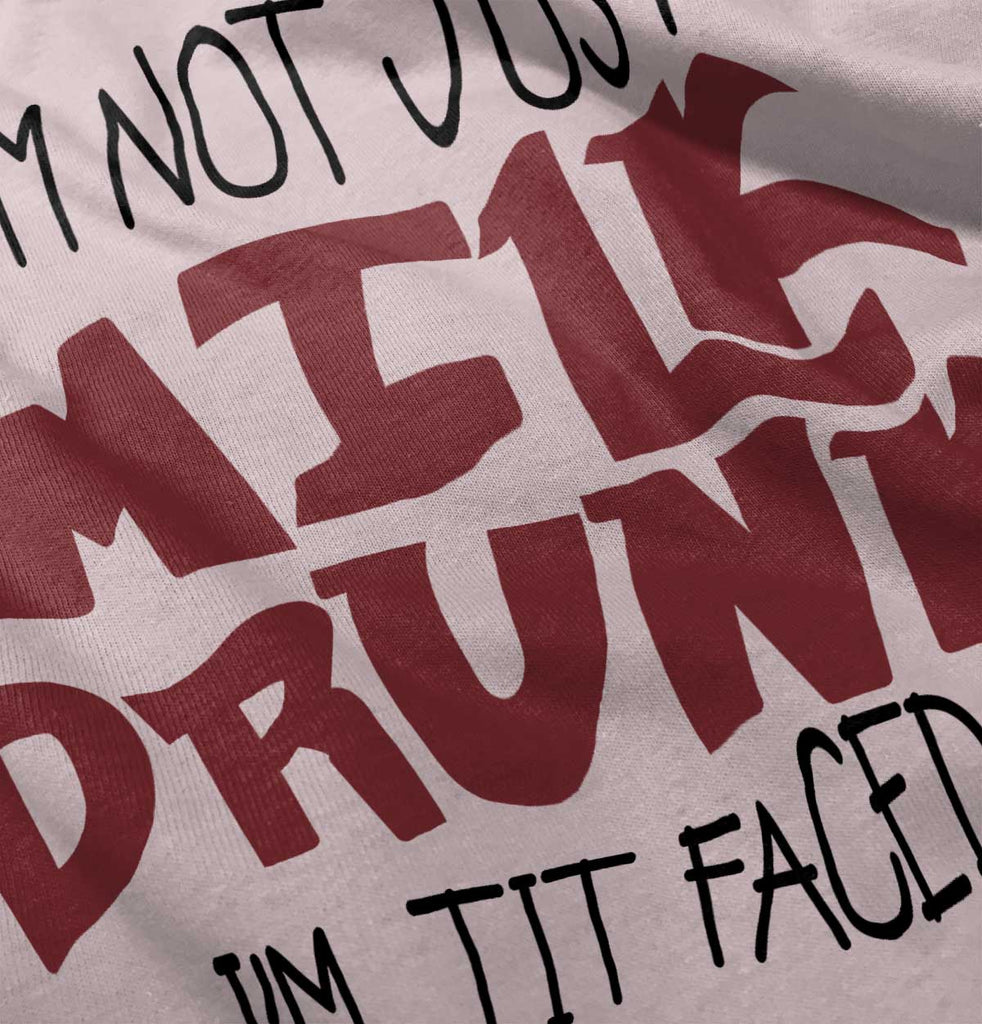 Tit Faced Baby Ruffled Trim Romper-Direct To Garment Print-Brisco Baby