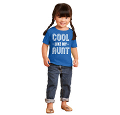 Cool Like My Aunt Infant Toddler T Shirt-Direct To Garment Print-Brisco Baby