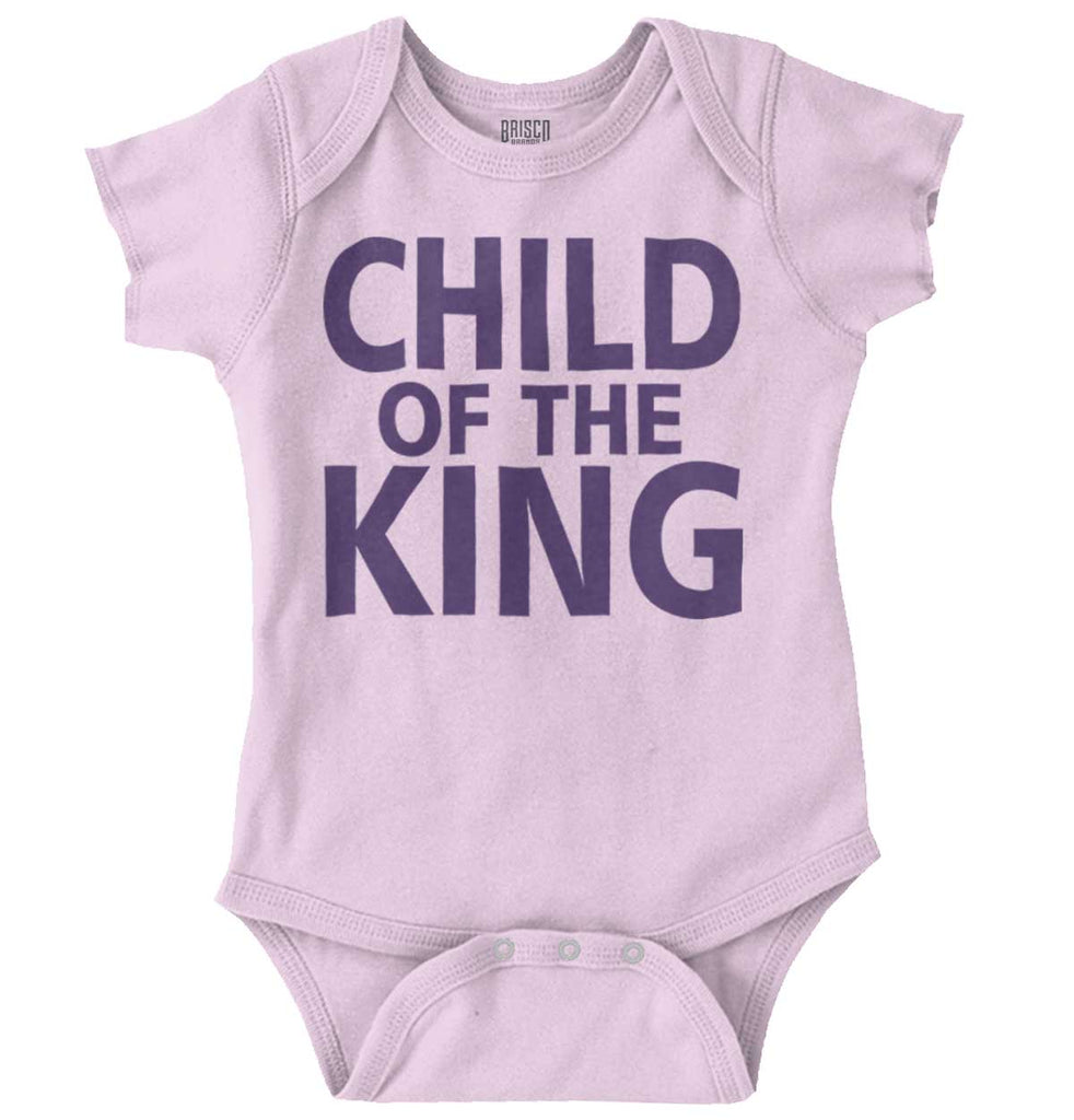 Child Of The King Romper Bodysuit-Direct To Garment Print-Brisco Baby