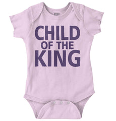 Child Of The King Romper Bodysuit-Direct To Garment Print-Brisco Baby