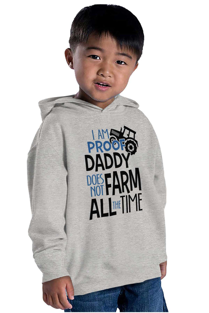Farm All The Time Toddler Pullover Hoodie-Direct To Garment Print-Brisco Baby