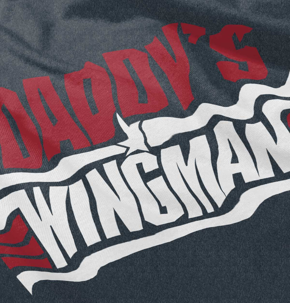 Daddy's Wingman Toddler Football Jersey Tee-Direct To Garment Print-Brisco Baby
