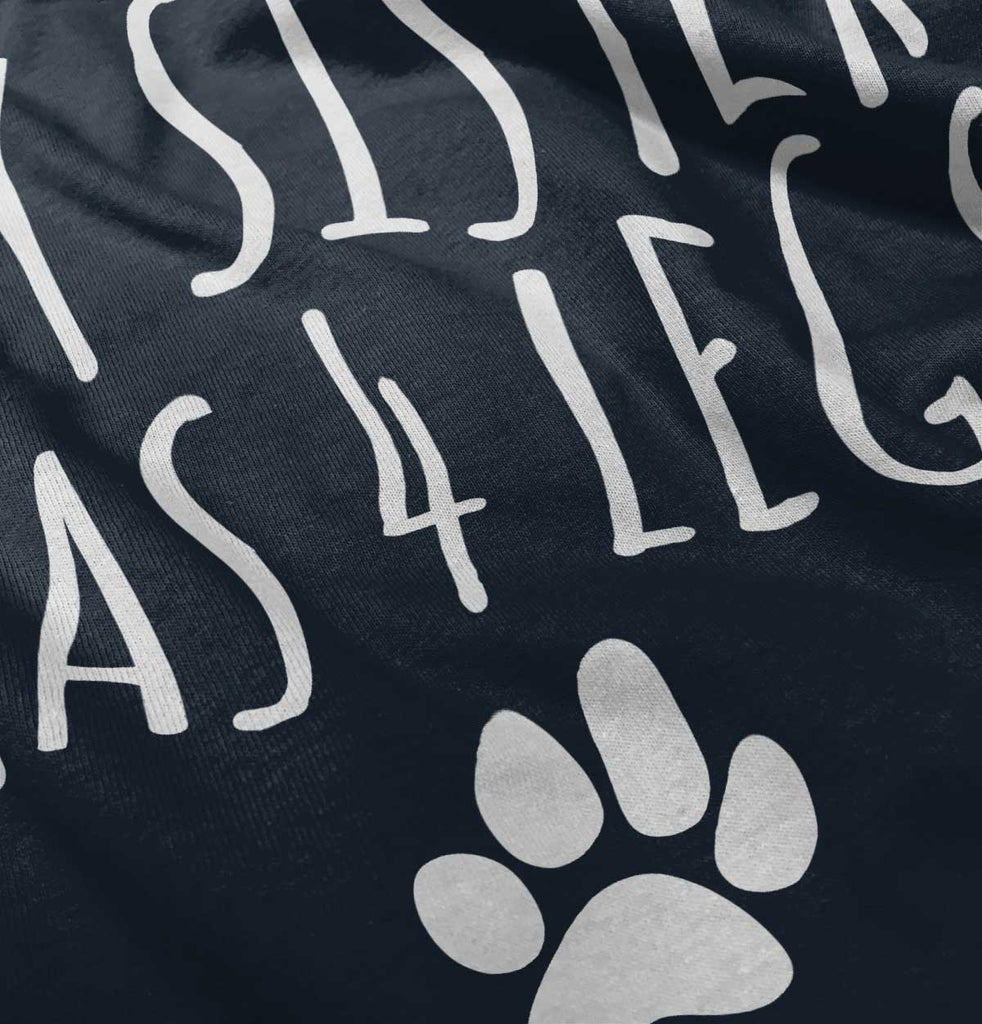 Sister has 4 legs Solid Baby Pajama Top-Direct To Garment Print-Brisco Baby