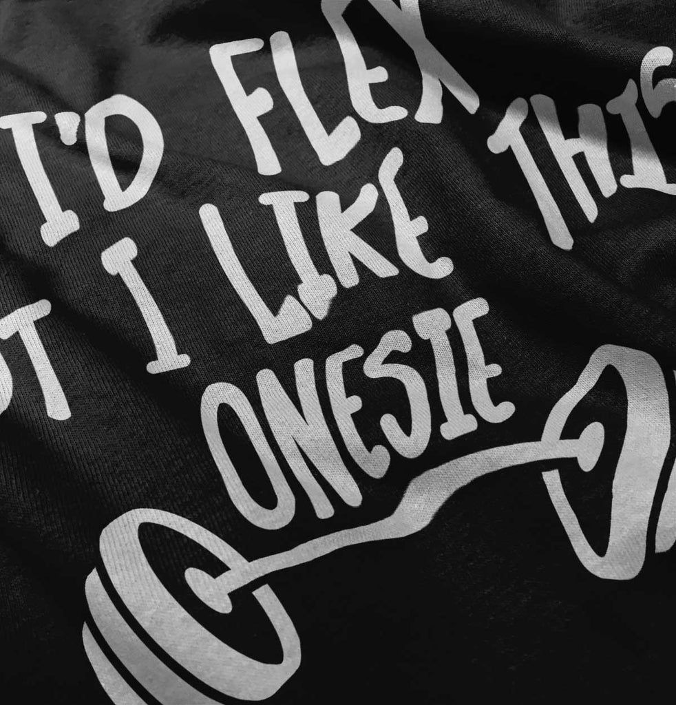 I'd Flex Infant Toddler T Shirt-Direct To Garment Print-Brisco Baby