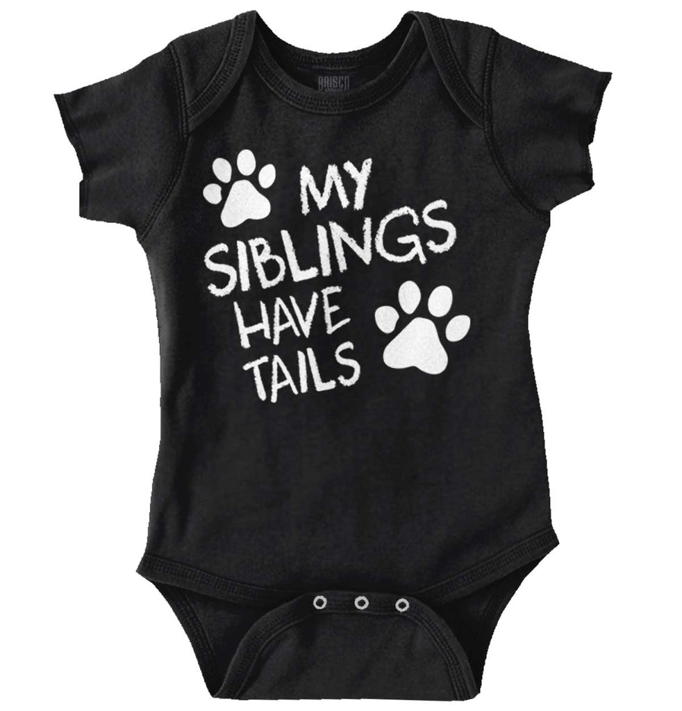 My Siblings Have Tai Romper Bodysuit-Direct To Garment Print-Brisco Baby