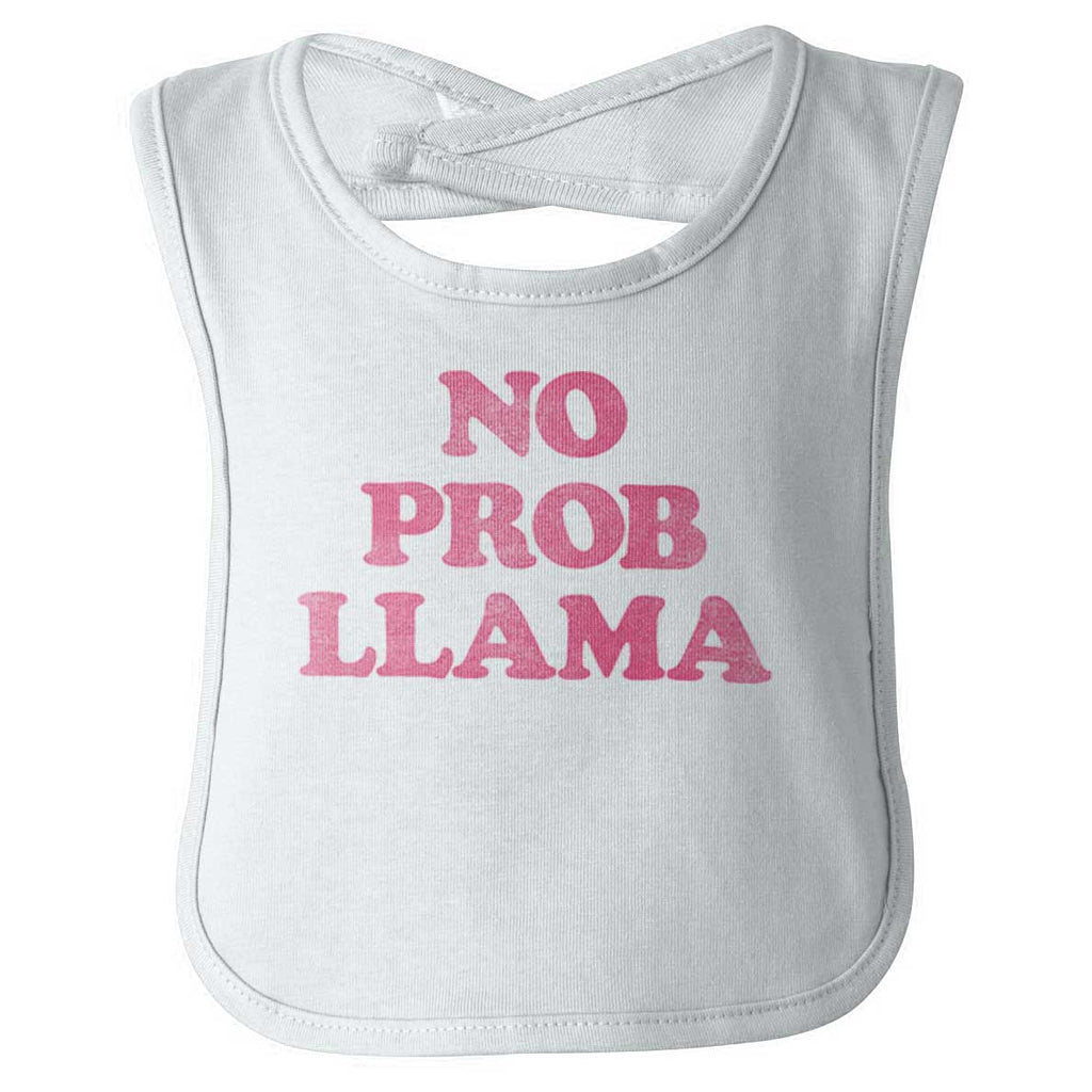 No Problama Infant Baby Bib-Direct To Garment Print-Brisco Baby