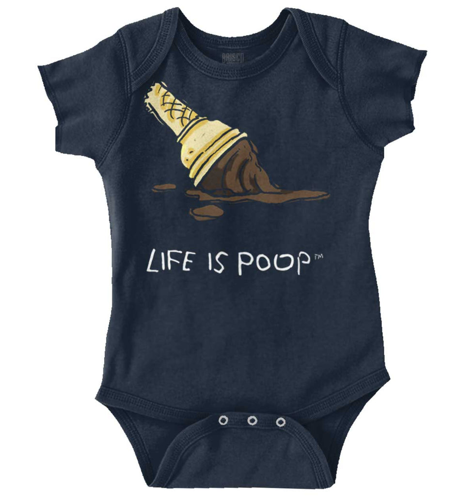 Dropped Cone Romper Bodysuit-Direct To Garment Print-Brisco Baby