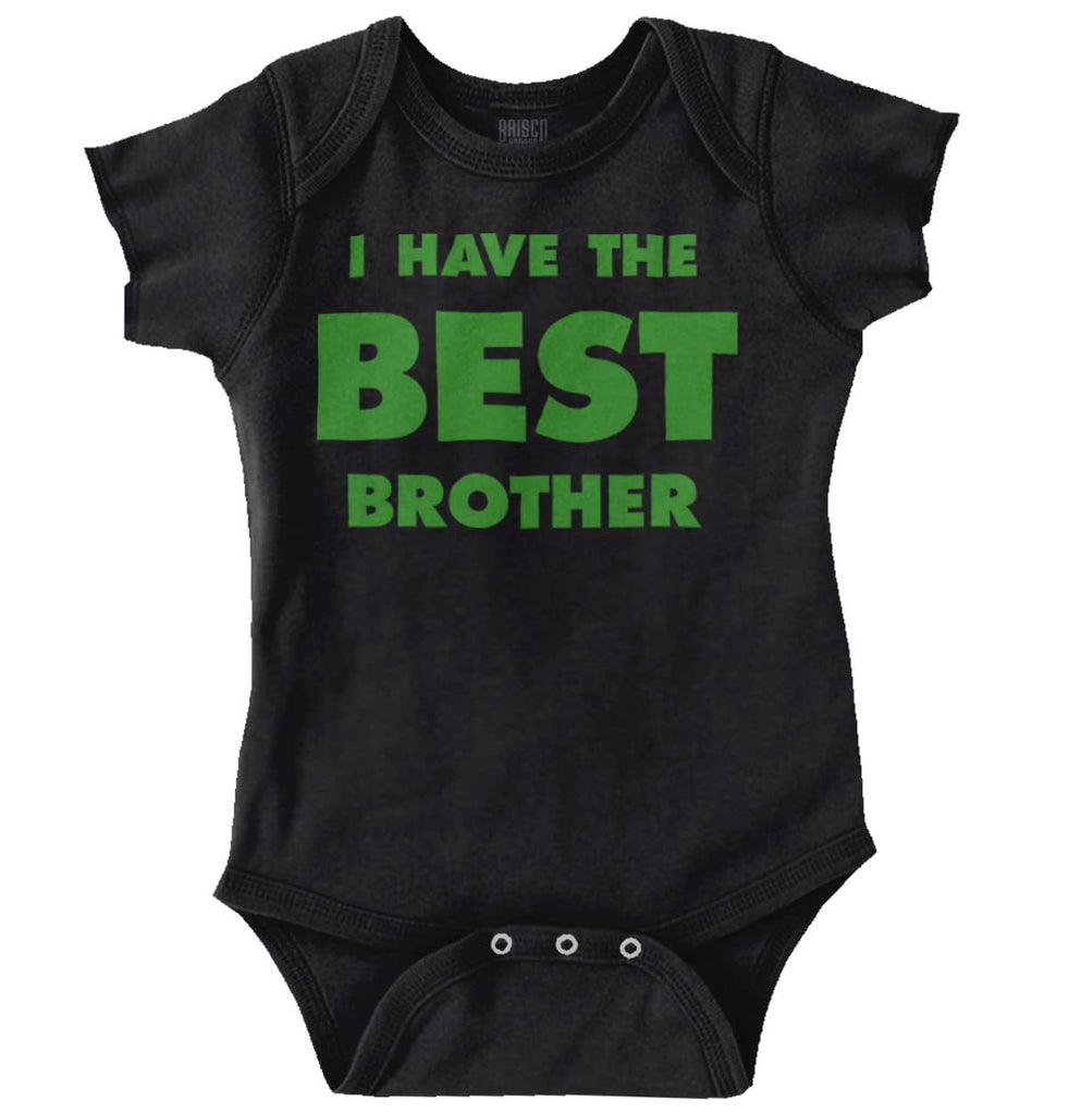 I Have The Best Brother Romper Bodysuit-Direct To Garment Print-Brisco Baby