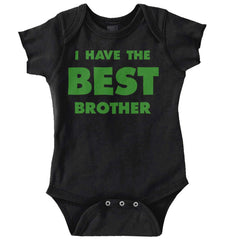 I Have The Best Brother Romper Bodysuit-Direct To Garment Print-Brisco Baby