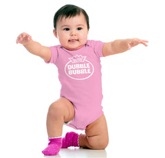 Retro Dubble Bubble Romper Bodysuit-Direct To Garment Print-Brisco Baby