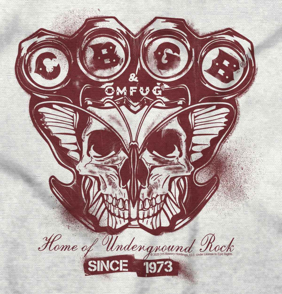 CBGB OMFUG Infant Baby Bib-Direct To Garment Print-Brisco Baby