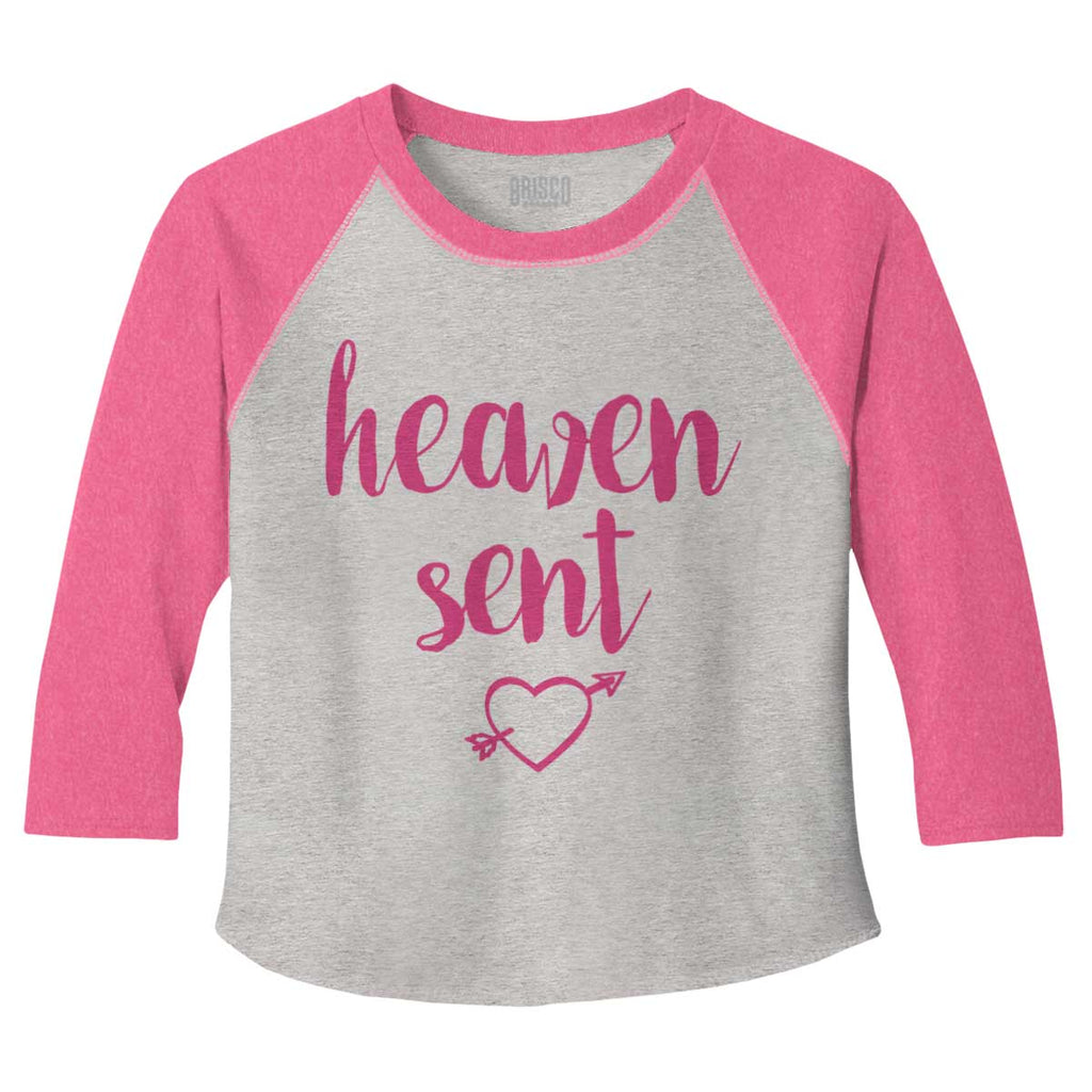 Heaven Sent Toddler Baseball-Direct To Garment Print-Brisco Baby