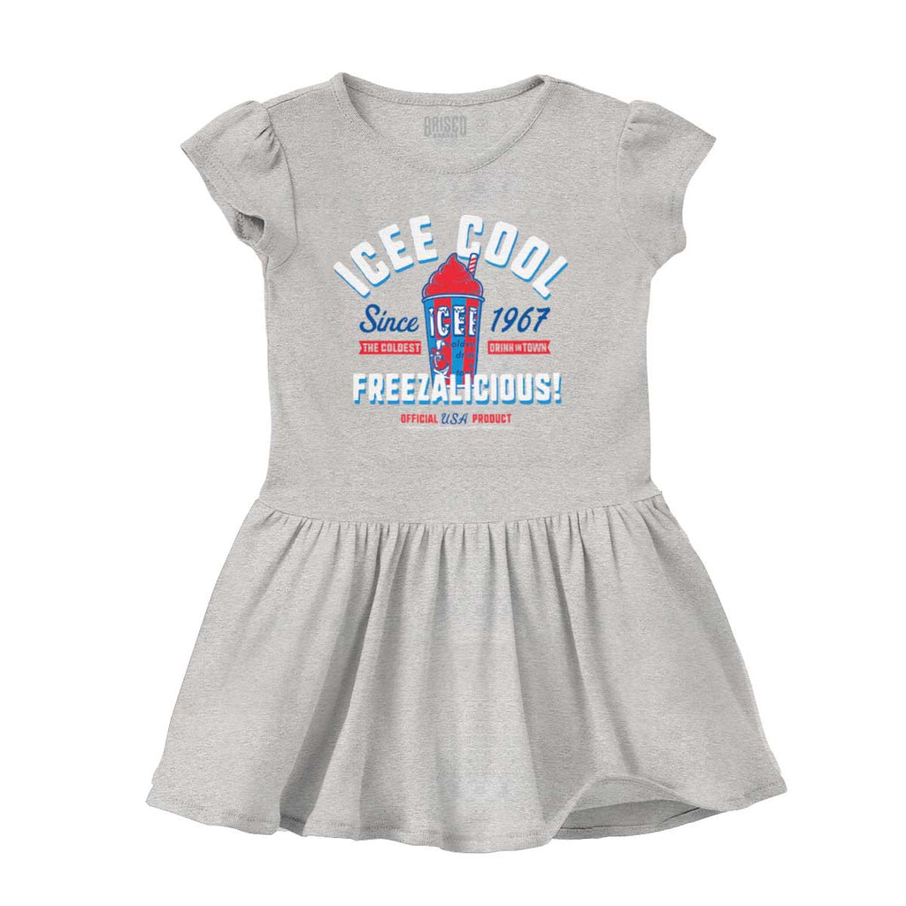 Freezalicious Solid Baby Infant Dress-Direct To Garment Print-Brisco Baby