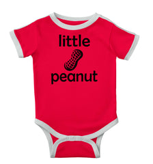 Little Peanut Ringer Romper Bodysuit-Direct To Garment Print-Brisco Baby