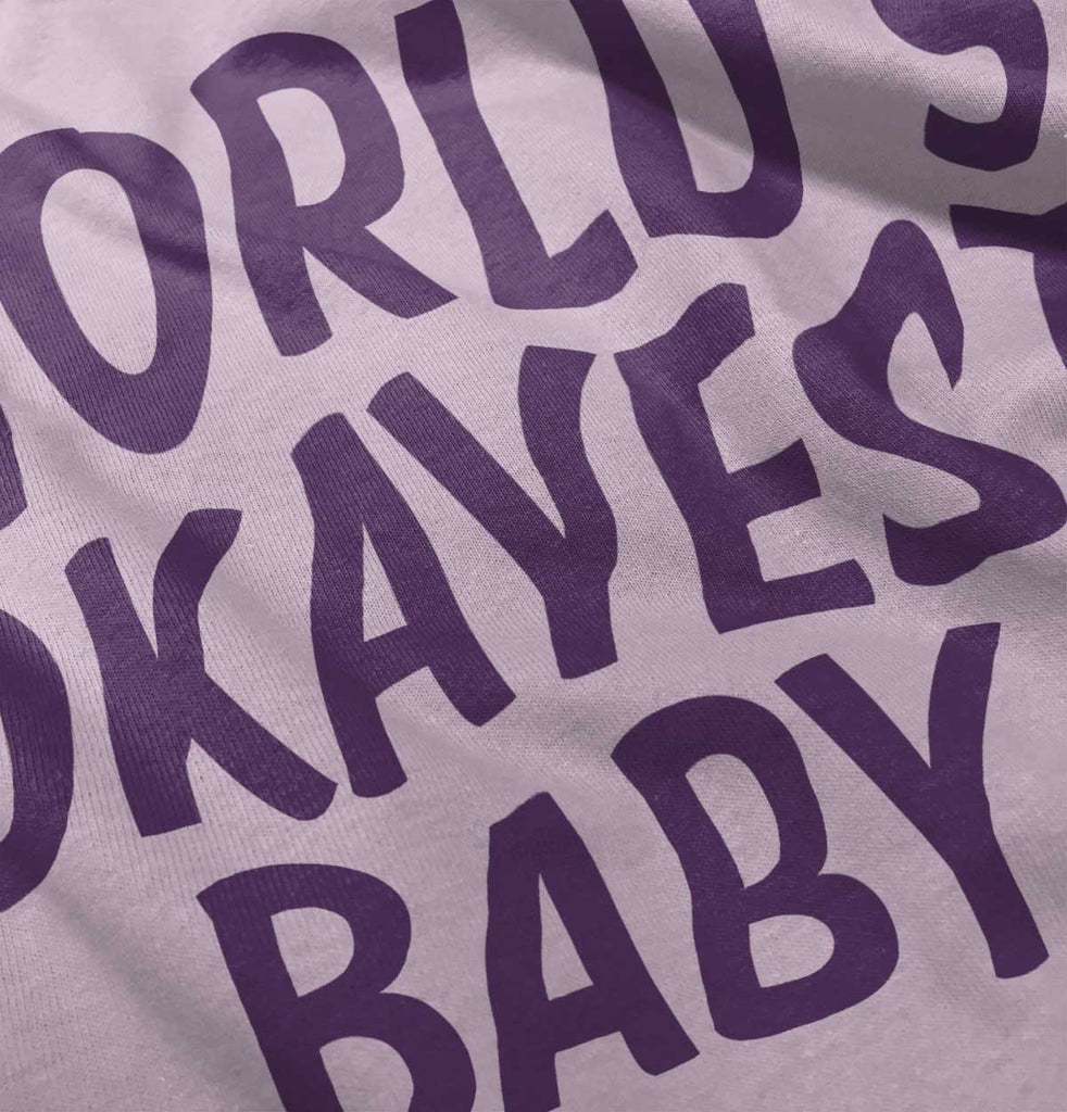 Okayest Baby Romper Bodysuit-Direct To Garment Print-Brisco Baby