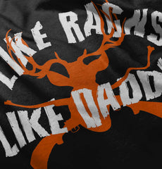 I Like Racks Like Daddy Romper Bodysuit-Direct To Garment Print-Brisco Baby
