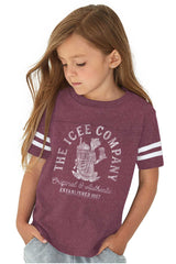 The Icee Company Toddler Football Jersey Tee-Direct To Garment Print-Brisco Baby