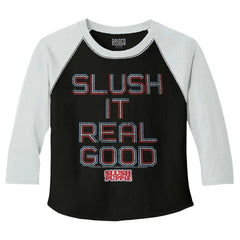 Slush It Real Good Toddler Baseball-Direct To Garment Print-Brisco Baby