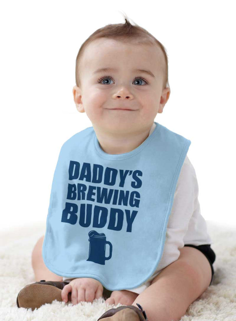 Brewing Buddy Infant Baby Bib-Direct To Garment Print-Brisco Baby