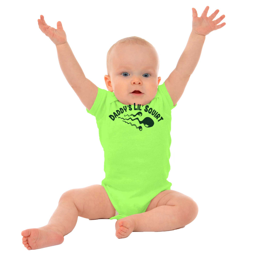 Lil Squirt Romper Bodysuit-Direct To Garment Print-Brisco Baby