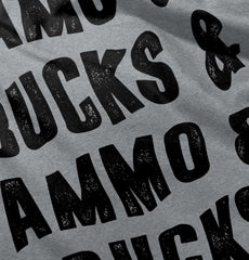 Camo Bucks Ammo Trucks Romper Bodysuit-Direct To Garment Print-Brisco Baby