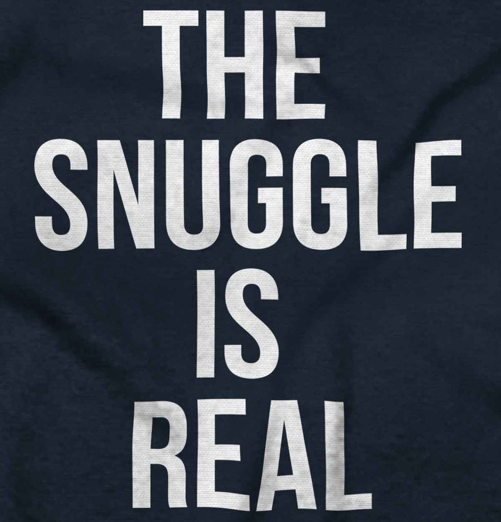 The Snuggle Is Real Romper Bodysuit-Direct To Garment Print-Brisco Baby