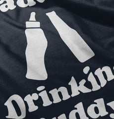 Drinking Buddy Ringer Romper Bodysuit-Direct To Garment Print-Brisco Baby