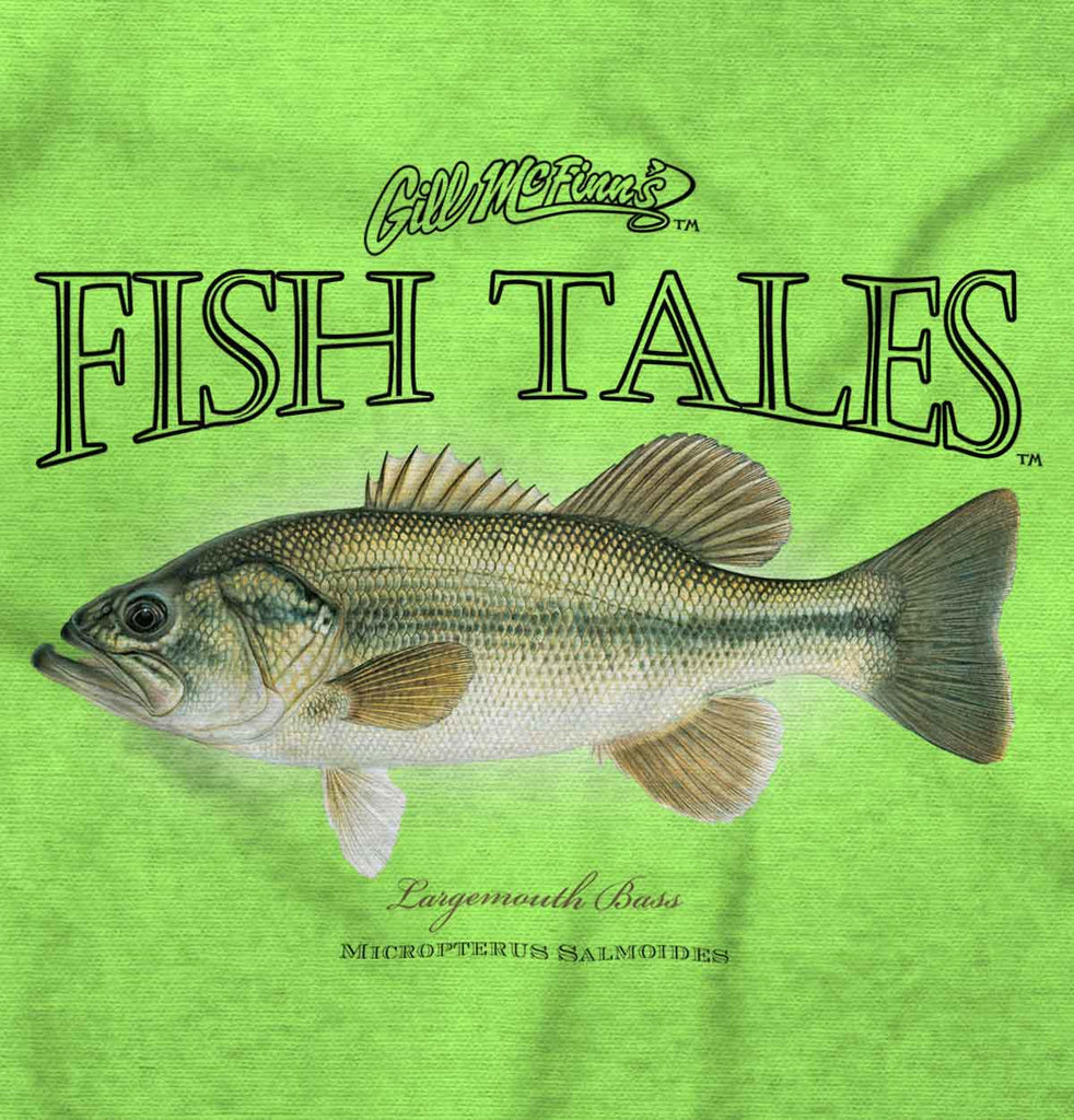 Largemouth Bass Fish Romper Bodysuit-Direct To Garment Print-Brisco Baby