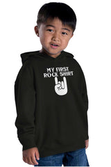 Rock Shirt Toddler Pullover Hoodie-Direct To Garment Print-Brisco Baby