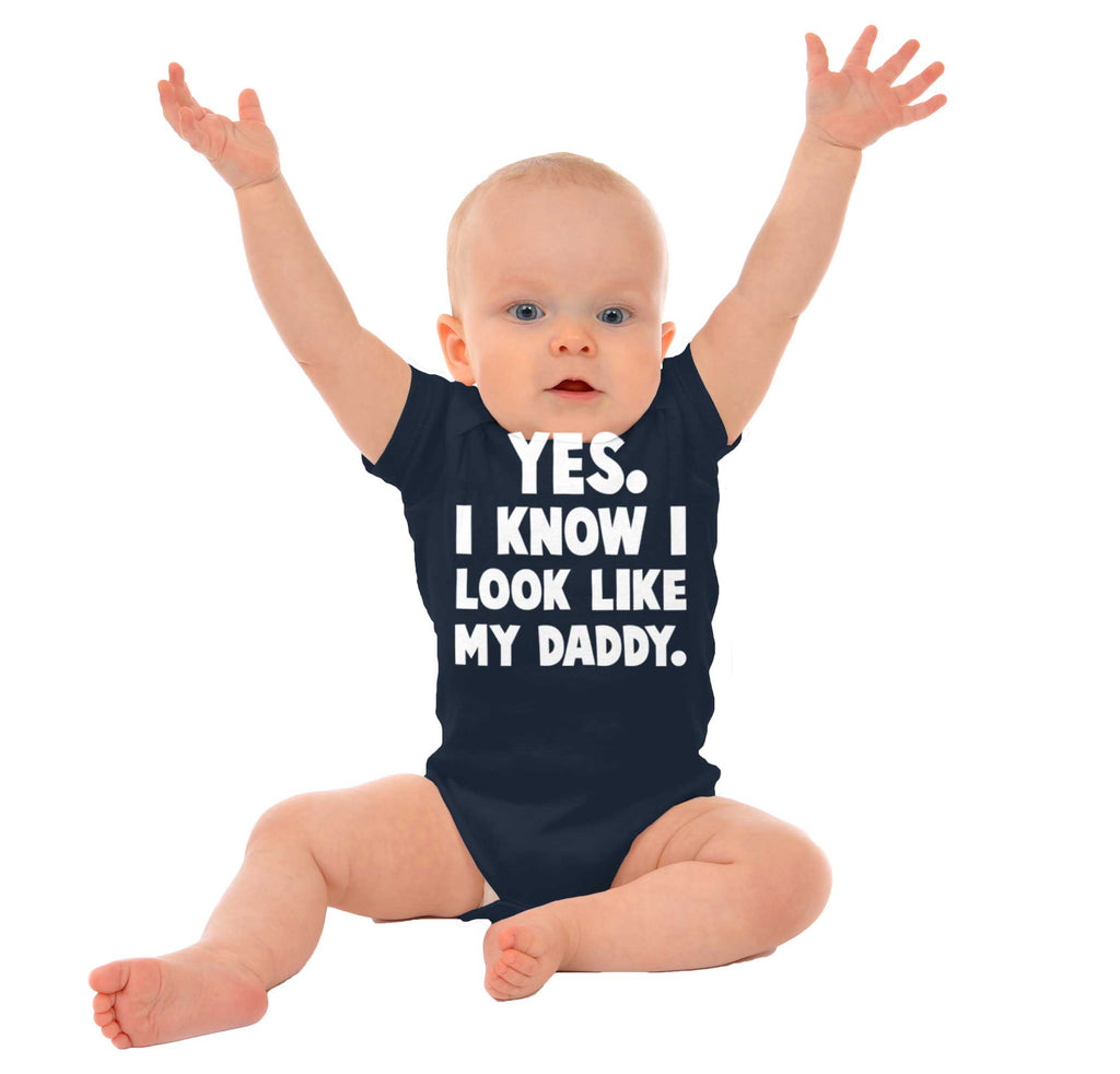 Look Like Daddy Romper Bodysuit-Direct To Garment Print-Brisco Baby