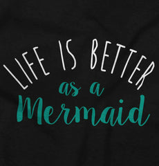Mermaid Life Infant Toddler T Shirt-Direct To Garment Print-Brisco Baby