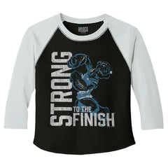 Popeye Muscles Toddler Baseball-Direct To Garment Print-Brisco Baby