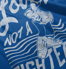 Lover Not A Fighter Romper Bodysuit-Direct To Garment Print-Brisco Baby