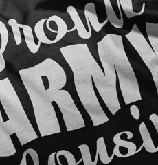 Proud Army Cousin Infant Toddler T Shirt-Direct To Garment Print-Brisco Baby